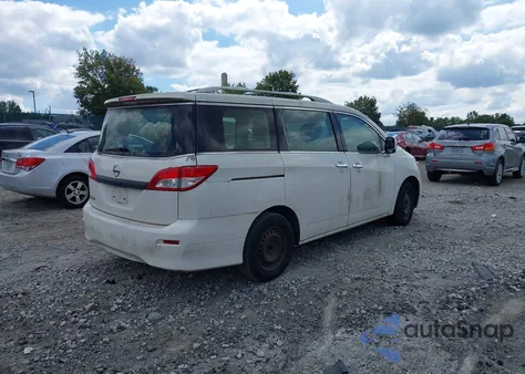 2014 Nissan Quest S из США, поврежденный, VIN JN8AE2KP7E9100017